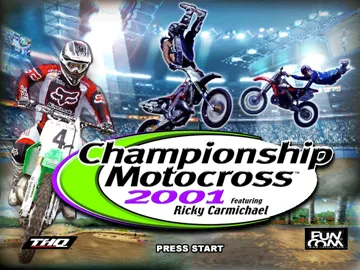 Championship Motocross 2001 featuring Ricky Carmichael (US) screen shot title